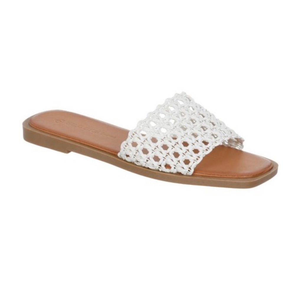 Women's Crochet Slide Sandals NWB